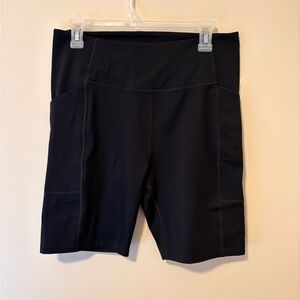 NEVER WORN Girlfriend Collective Black Biker Shorts